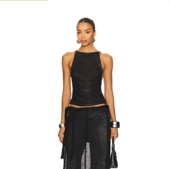 Jaded London Strings Attached Backless Top - Picture 3 of 4